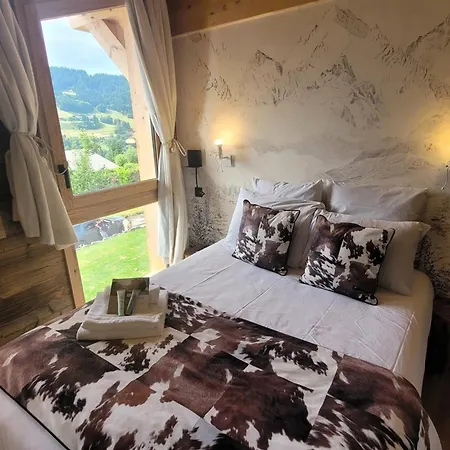 Chalet Cozy A 4* Avec Cheminee, Wifi, Et Balcon Proche Des Pistes Aux Gets - Fr-1-598-89 Les Gets