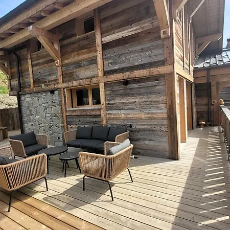 샬레 Cozy A 4* Avec Cheminee, Wifi, Et Balcon Proche Des Pistes Aux Gets - Fr-1-598-89