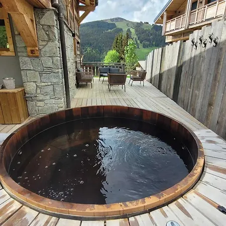 Chalet De Luxe Aux Gets Avec Jacuzzi Et Animaux Admis, Proche Pistes Les Gets